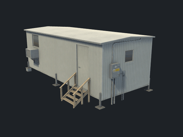 Free Communications Building Game Model