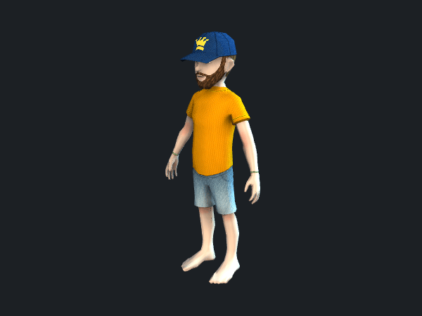 Free Low Poly Game Character